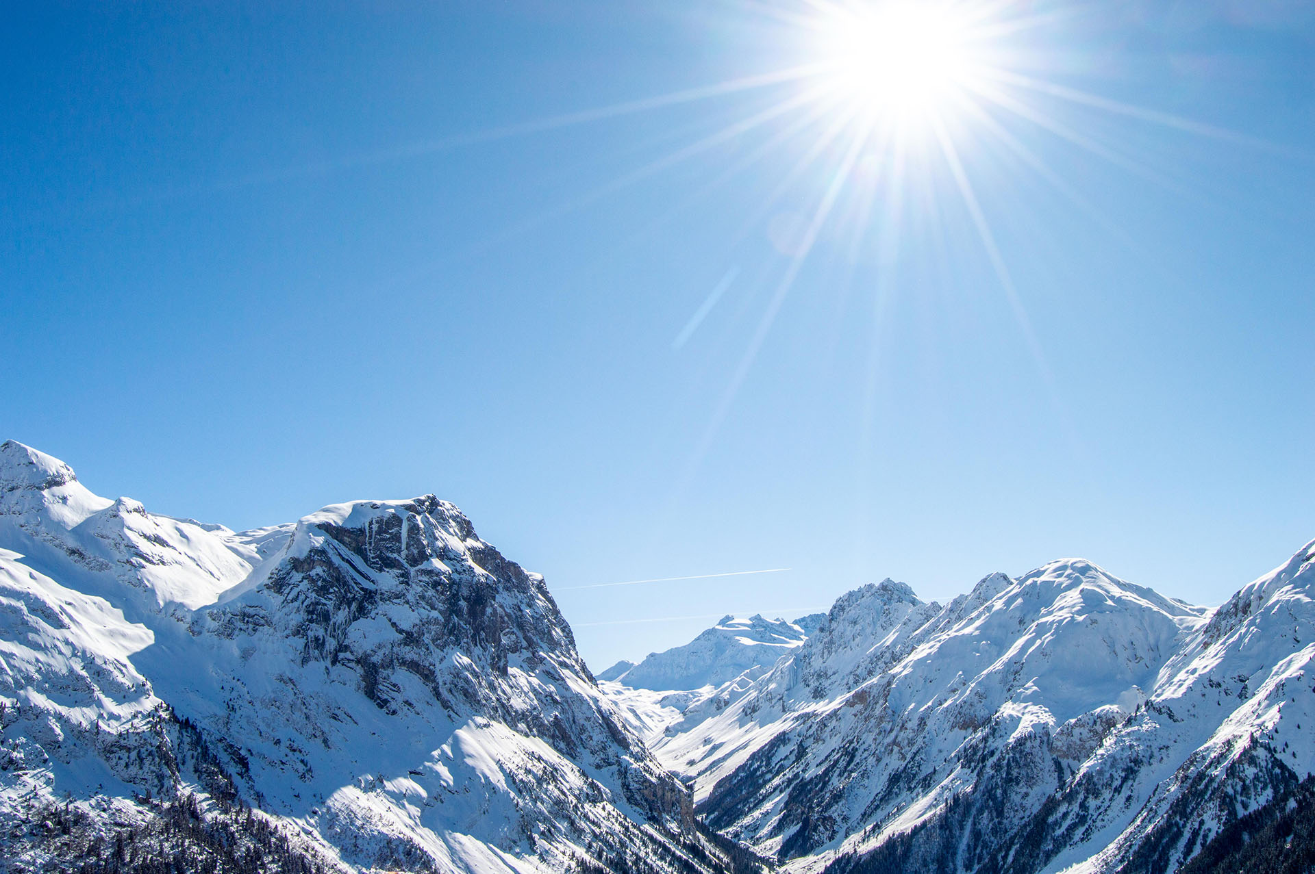Vue sur la vallée de Chavière en Vanoise
